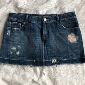 Denim mini skirt /email is cookster017@gmail.com